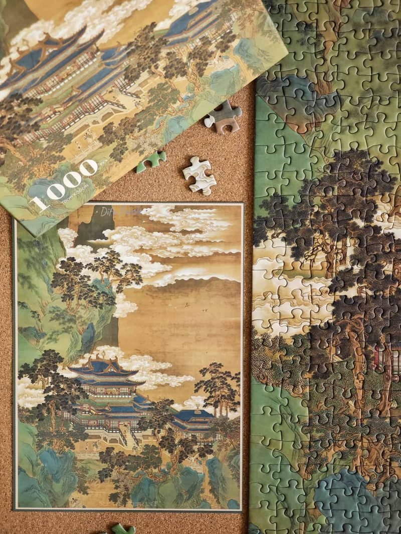 Towers and Pavilions in Mountains of the Immortals (5) 1000pcs Jigsaw Puzzle-See the Elephant-Towers and Pavilions in Mountains of the Immortals