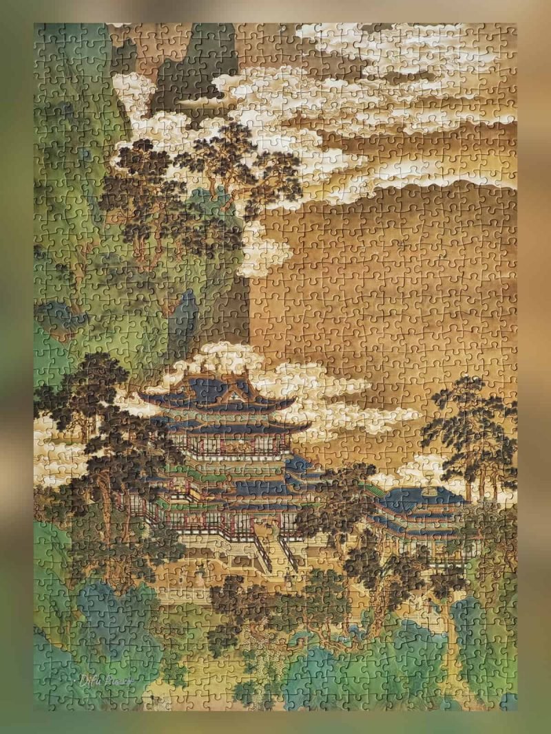 Towers and Pavilions in Mountains of the Immortals (7) 1000pcs Jigsaw Puzzle-See the Elephant-Towers and Pavilions in Mountains of the Immortals
