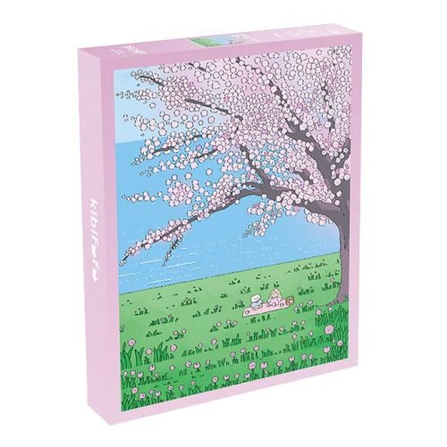 Under Sakura Tree-1000pcs Jigsaw Puzzle-Kibifufu