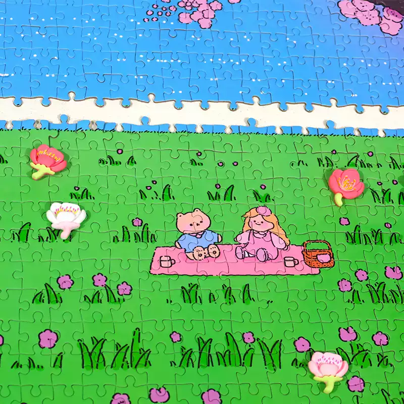 Under Sakura Tree (5) Under Sakura Tree-1000pcs Jigsaw Puzzle-Kibifufu