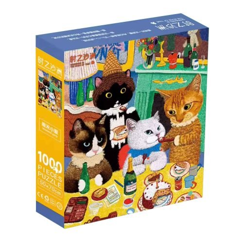 Weekend Party-1000pcs Jigsaw Puzzle-Sandbars in the River of Time