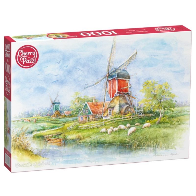 Cherry Pazzi-1000pcs Jigsaw Puzzle-Windmills