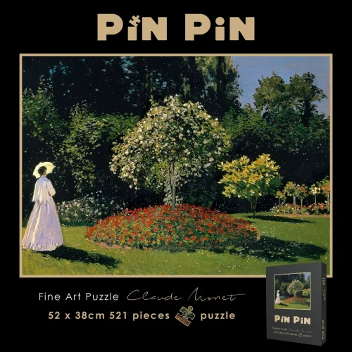 521pcs Jigsaw Puzzle-Pinpin-Woman in the Garden
