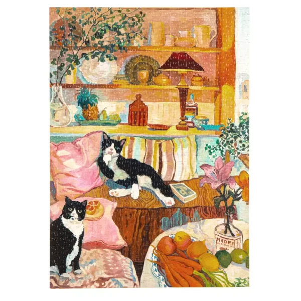 1000 Jigsaw Puzzle-Dream Friends-Afternoon Cat