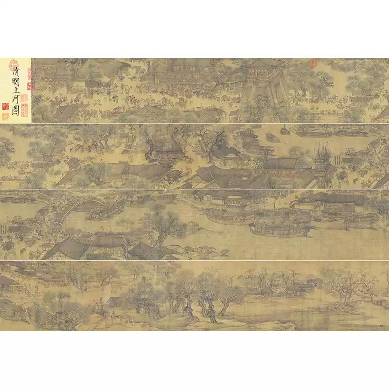 2000pcs Jigsaw Puzzle-Toi-Along the River During the Qingming Festival