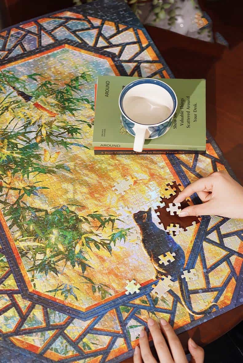 1000pcs Jigsaw Puzzle-Toi-Bamboo Shadows in Radiant Motion