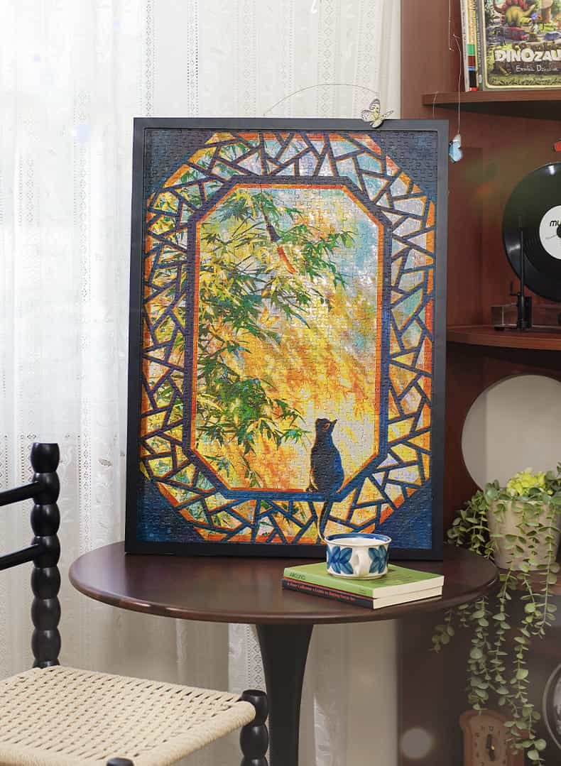 1000pcs Jigsaw Puzzle-Toi-Bamboo Shadows in Radiant Motion