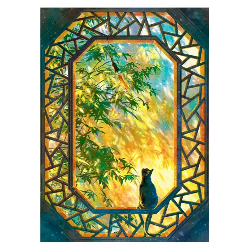 1000pcs Jigsaw Puzzle-Toi-Bamboo Shadows in Radiant Motion