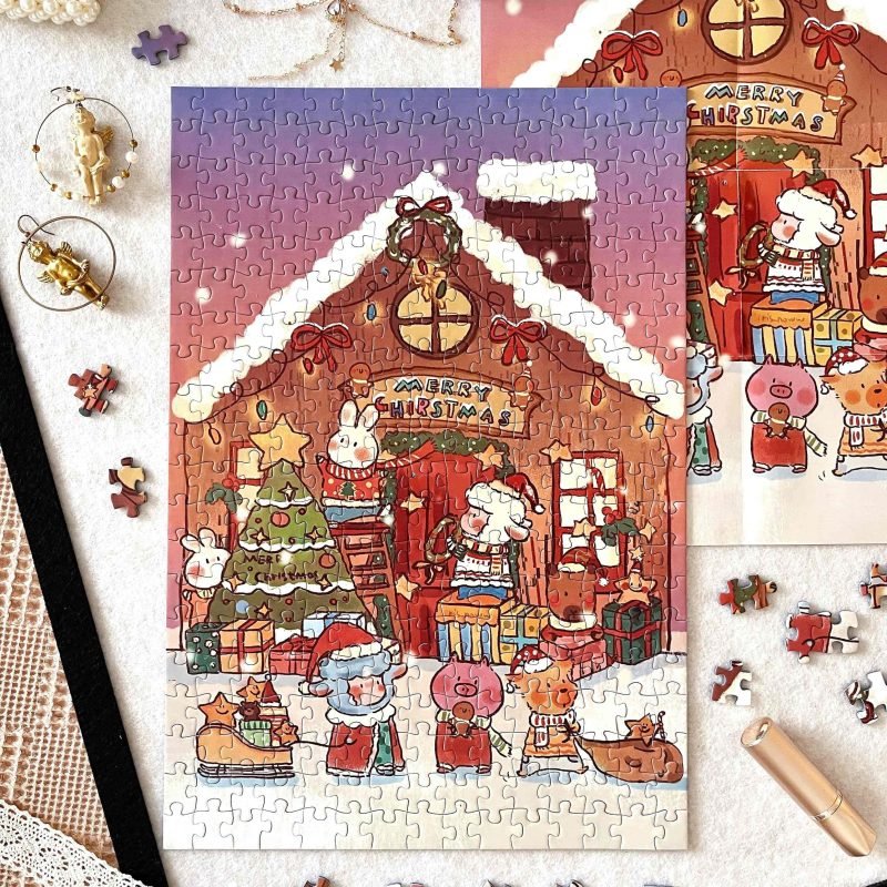 300pcs Jigsaw Puzzle-Ber-Merry Christmas