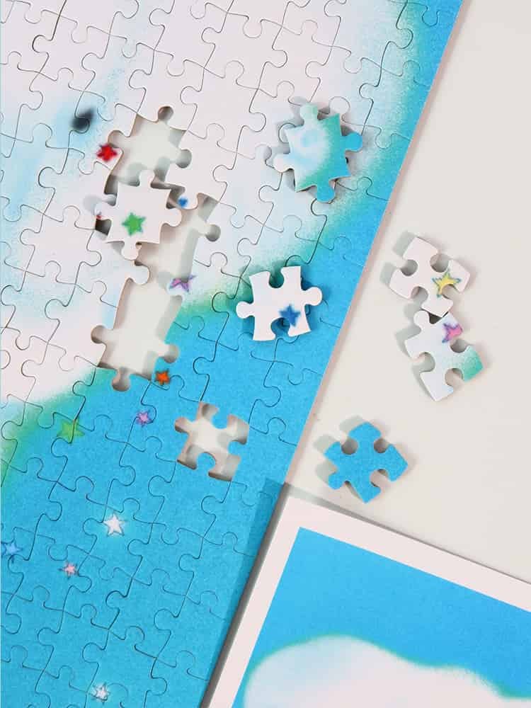 Bling Star Elephant (1) 500pcs Jigsaw Puzzle-Kibifufu-Bling Star Elephant