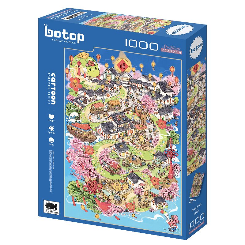 1000pcs Jigsaw Puzzle-Botop-Draw Snake