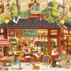 1000 Jigsaw Puzzle-Dream Friends-Cafe in the Corner