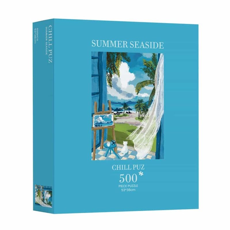 500 Piece Puzzle-Chill Puz-Summer Seaside