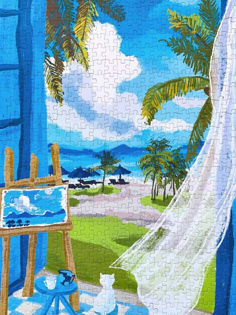 500 Piece Puzzle-Chill Puz-Summer Seaside