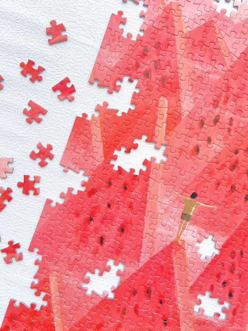 Chill Puz-Watermelon Hills (1) 500 Piece Puzzle-Chill Puz-Watermelon Hills