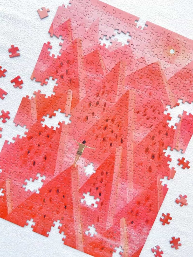 Chill Puz-Watermelon Hills (3) 500 Piece Puzzle-Chill Puz-Watermelon Hills