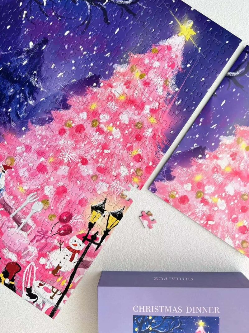 500 Piece Puzzle-Chill Puz-Christmas Dinner