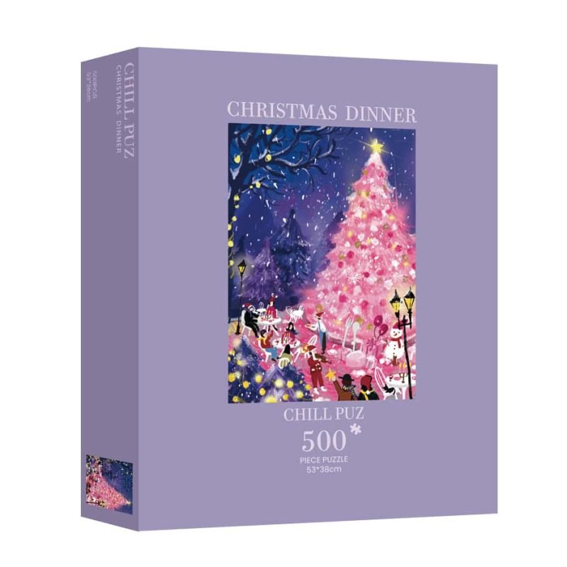 500 Piece Puzzle-Chill Puz-Christmas Dinner