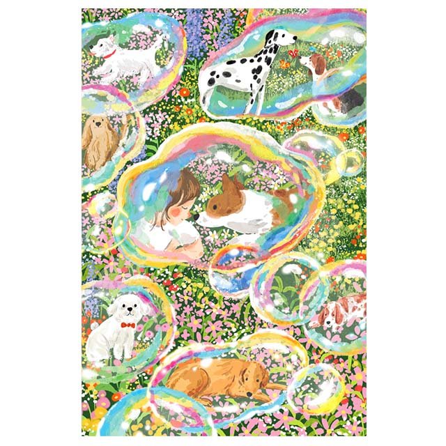 Momibook-Daydreaming Doggo-1000 Piece Jigsaw Puzzle