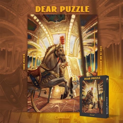 Dear Puzzle-1000pcs Jigsaw Puzzle-Carousel