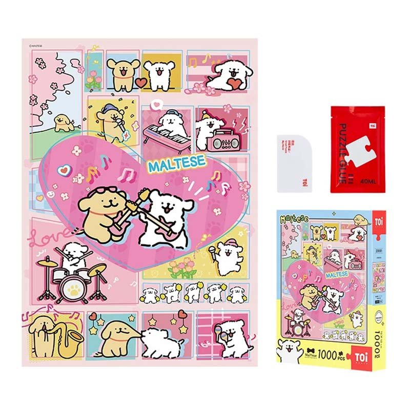 Dog Concert 1000pcs Jigsaw Puzzle-Toi-Dog Concert