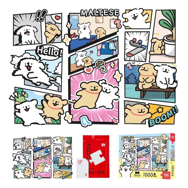 Dog Love Ethos 1000pcs Jigsaw Puzzle-Toi-Dog Love Ethos