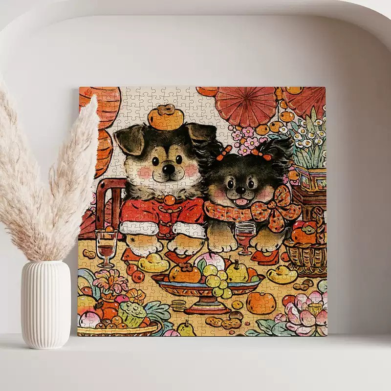 500 Jigsaw Puzzle-Gill Lill-Feast