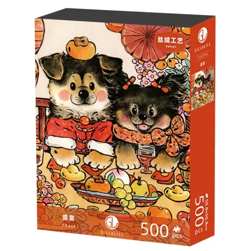 500 Jigsaw Puzzle-Gill Lill-Feast