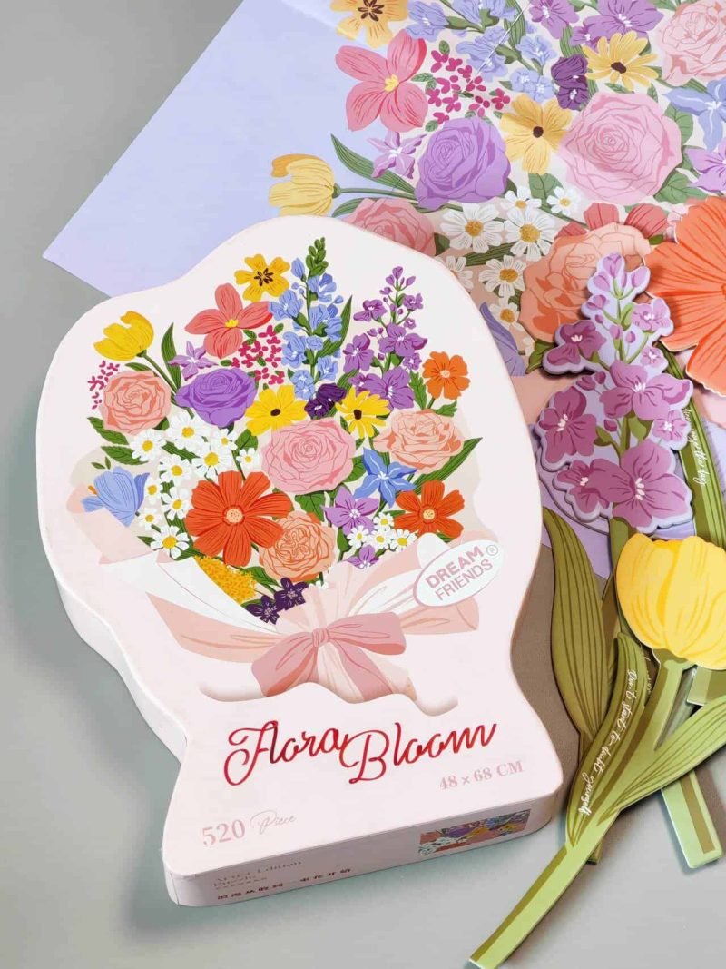520 Jigsaw Puzzle-Dream Friends-Flora Blossom