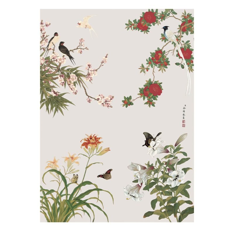 Floral and Avian Portraits (3) 500 Piece Puzzle-Seren Art-Floral and Avian Portraits