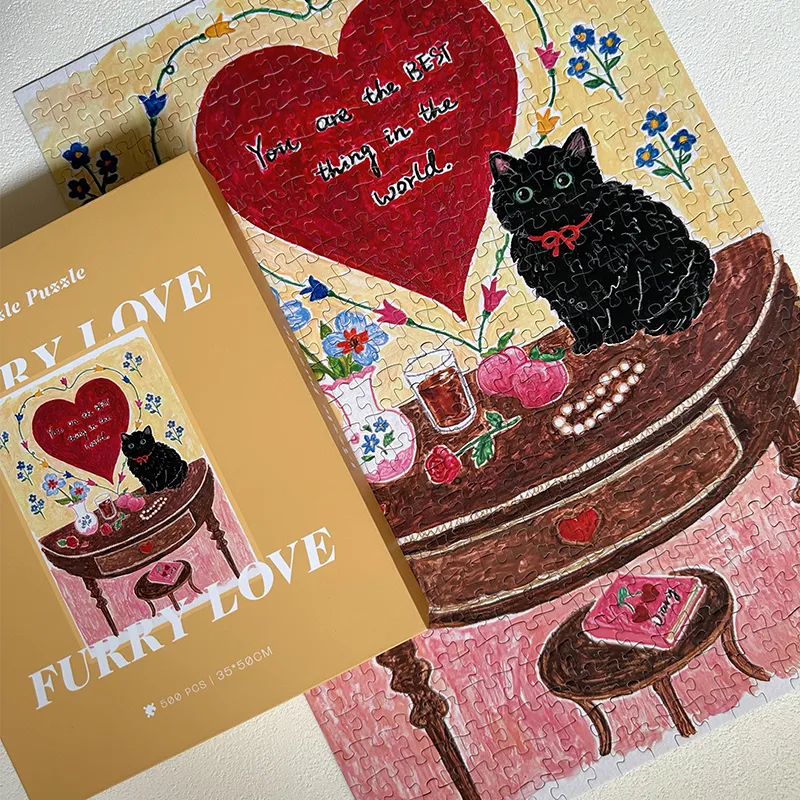 Lizzle Puzzle-Fluffy Love-500pcs Jigsaw Puzzle