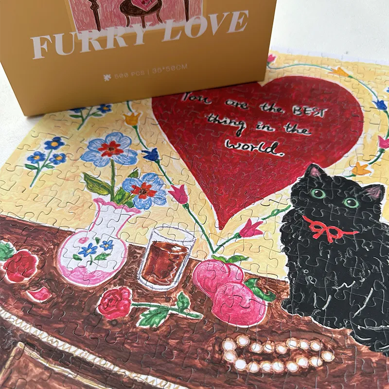 Lizzle Puzzle-Fluffy Love-500pcs Jigsaw Puzzle