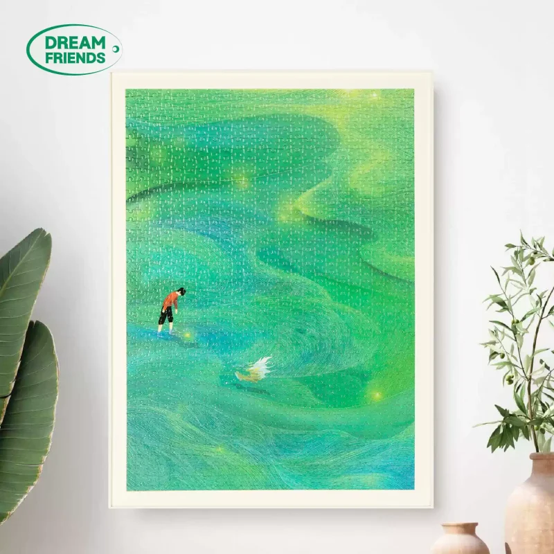 Green Shadow (3) 1000 Jigsaw Puzzle-Dream Friends-Green Shadow