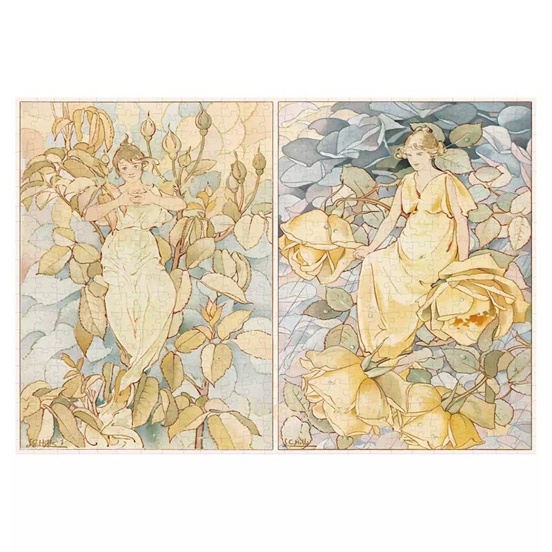 Happy Puzzle-500 Piece Puzzle-Flower Fairy