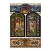 Happy Puzzle-500 Piece Puzzle-Stained-glass Window