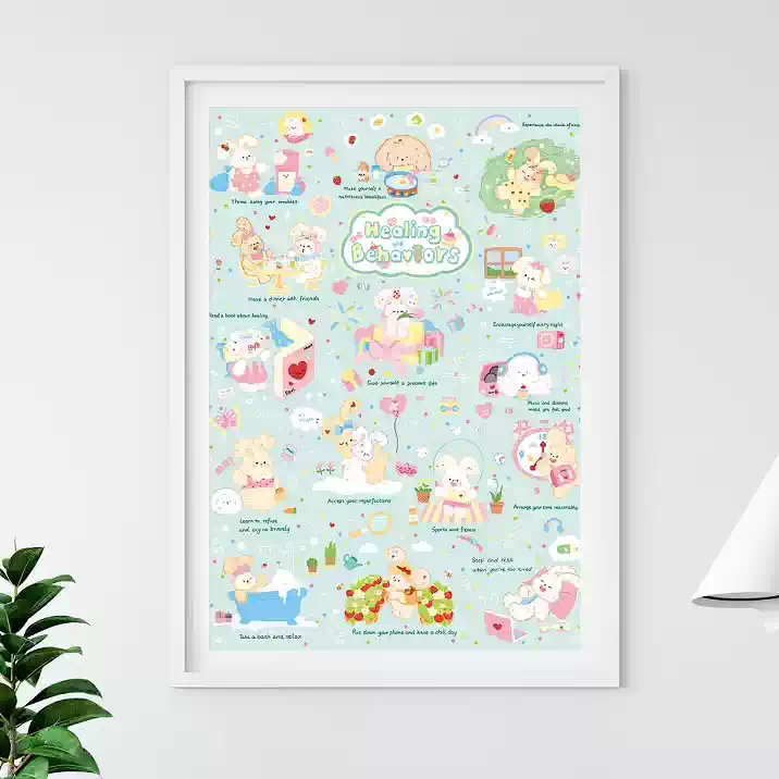 Fingertip-chacha-1000pcs Jigsaw Puzzle-Healing Rabbits