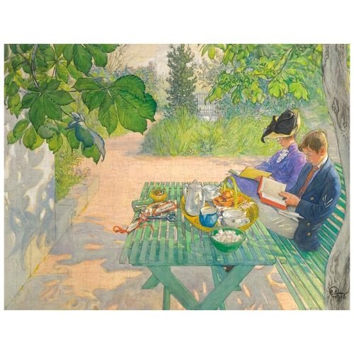 Happy Puzzle-500 Piece Puzzle-Holiday Reading