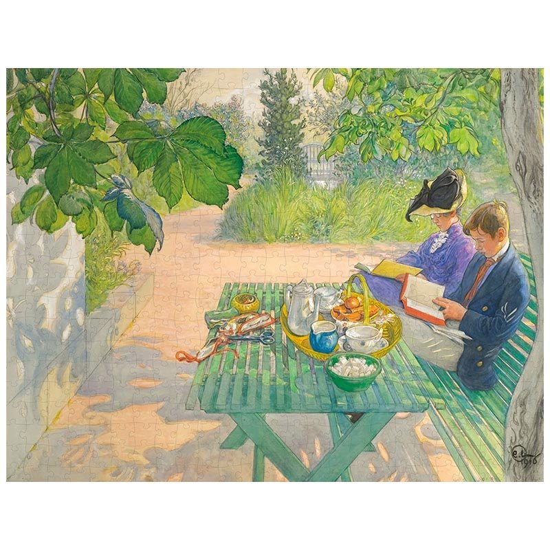 Happy Puzzle-500 Piece Puzzle-Holiday Reading