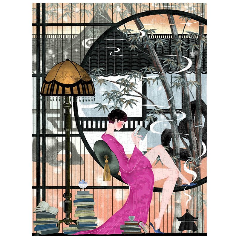 Hongjian1 Happy Puzzle-500 Piece Puzzle-Beauty Series-HongJian