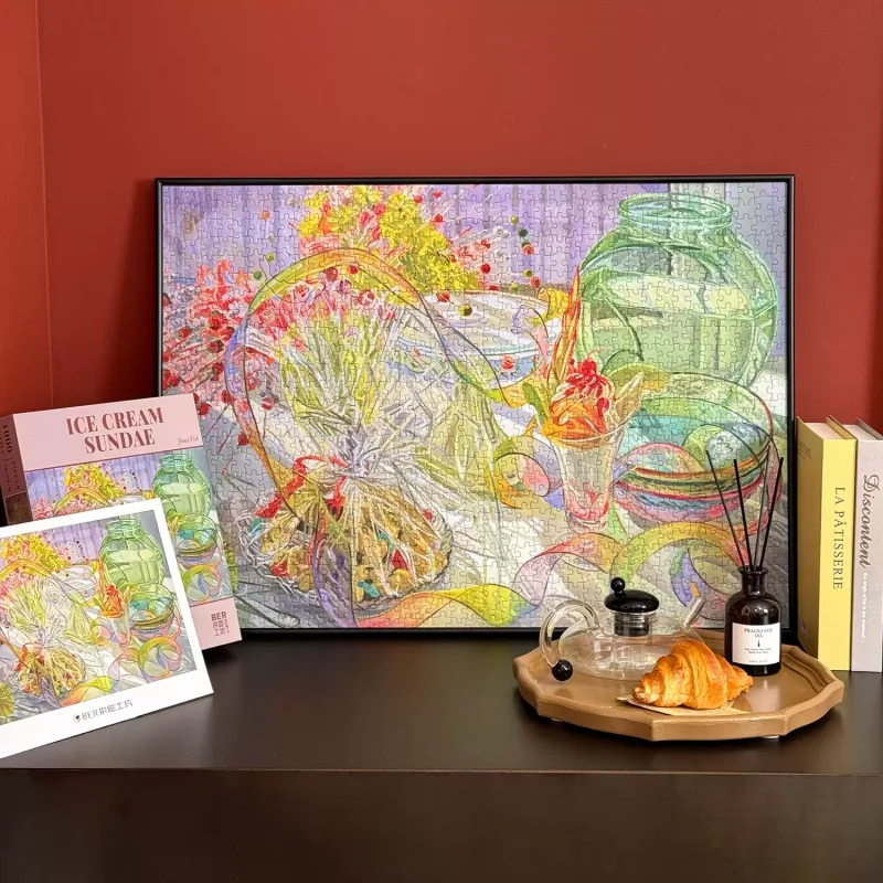 1000pcs Jigsaw Puzzle-Ber Puzzle-Ice Cream Sundae-Janet Fish