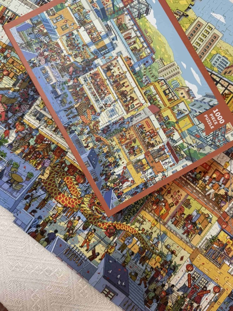 Ni Puzz-1000pcs Jigsaw Puzzle-In Pursuit of Spring Festival Traditions