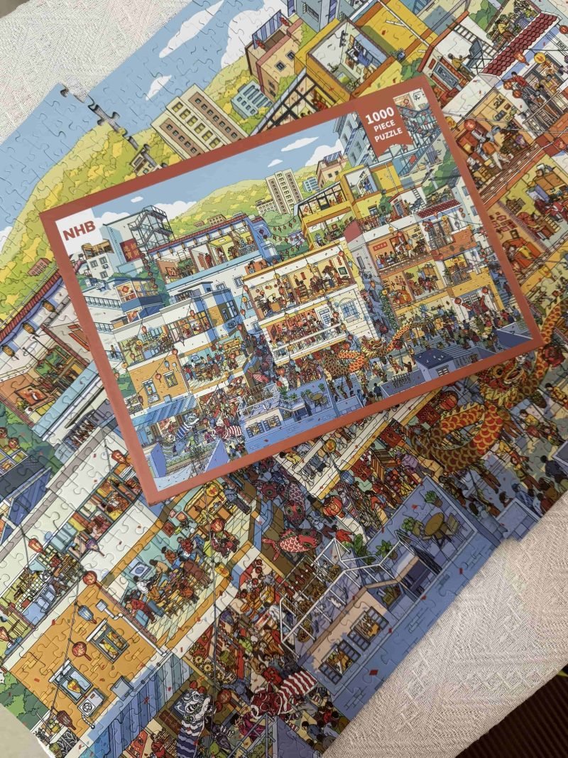 Ni Puzz-1000pcs Jigsaw Puzzle-In Pursuit of Spring Festival Traditions