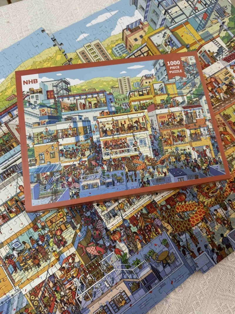 Ni Puzz-1000pcs Jigsaw Puzzle-In Pursuit of Spring Festival Traditions