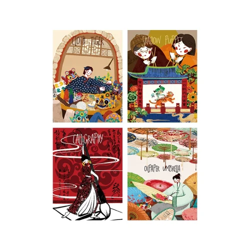 Gill Lill-168pcs Jigsaw Puzzle-Intangible Cultural Heritage Series