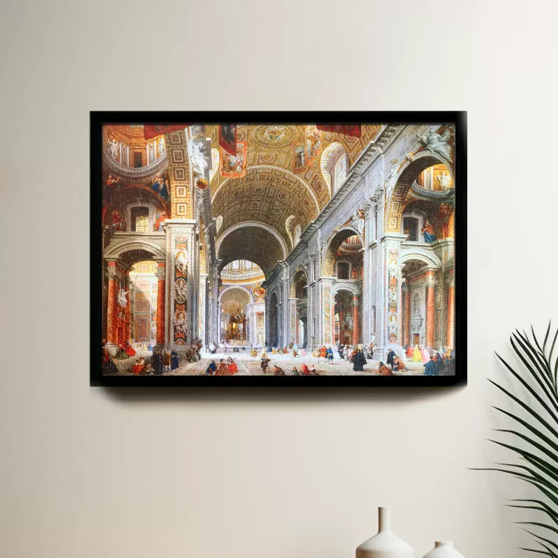1000 Jigsaw Puzzle-Kibifufu-Interior of Saint Peter's Rome