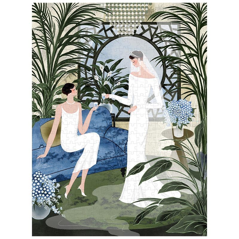 Happy Puzzle-500 Piece Puzzle-Beauty Series-Jiaqi