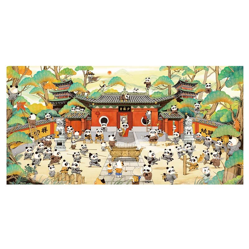 Momibook-Kongfu Panda-1000 Piece Jigsaw Puzzle