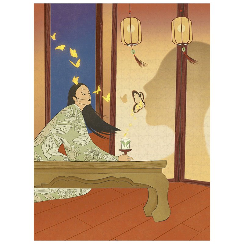 Happy Puzzle-500 Piece Puzzle-Love in the Shadow