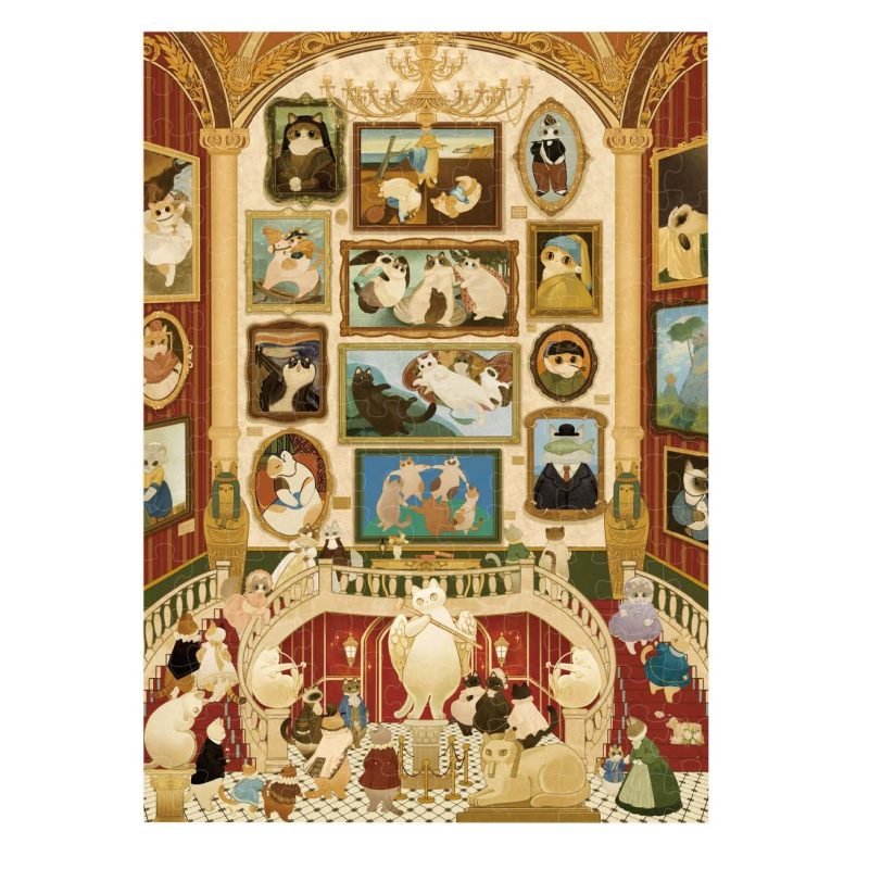Magical Cat Museum 1000 Jigsaw Puzzle-Dream Friends-Magical Cat Museum