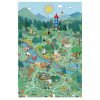 Momibook-Maze Detective-Exploration of Moomin Valley-1000 Piece Jigsaw Puzzle-Glow-in-the-dark
